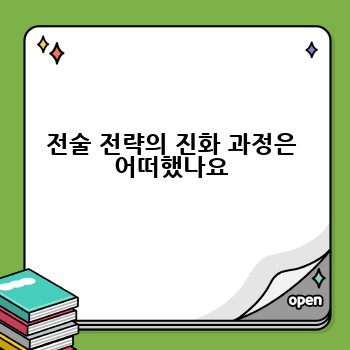 전술 전략의 진화 과정은 어떠했나요