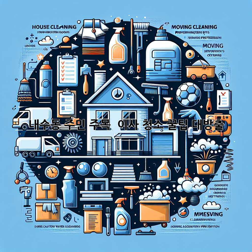 ✨ 내수동 주민 주목! 🏡 이사 청소 꿀팁 대방출! ✨