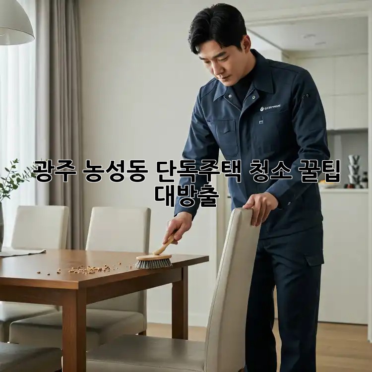 광주 농성동 단독주택 청소🧹✨ 꿀팁 대방출!