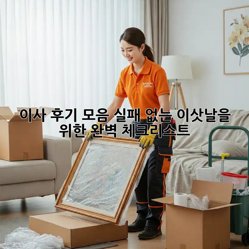 이사 후기 모음: 실패 없는 이삿날을 위한 완벽 체크리스트