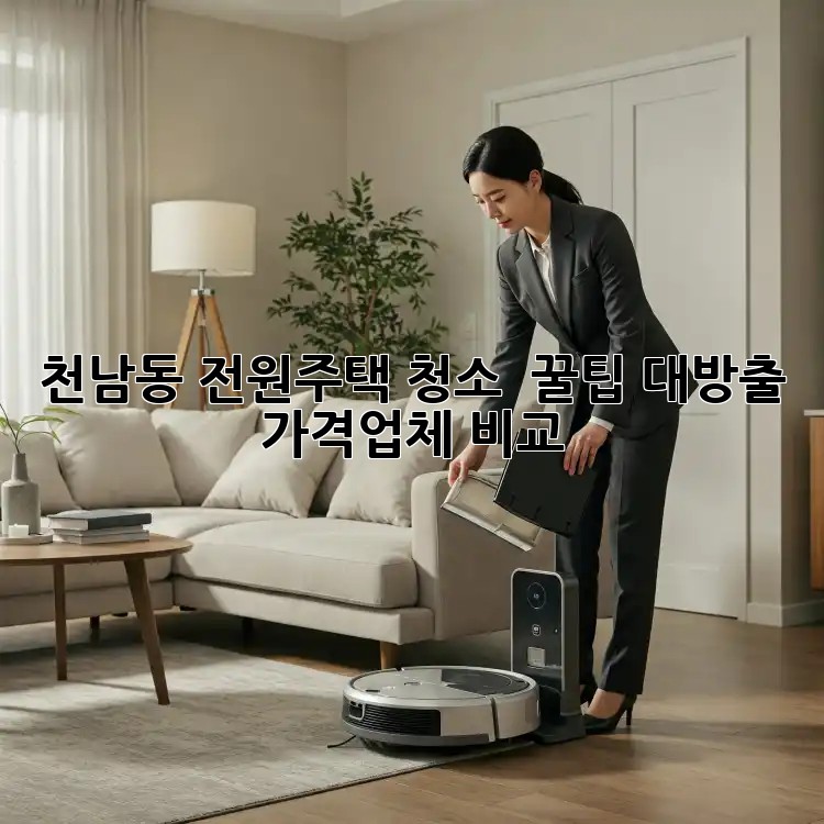 천남동 전원주택 청소 ✨ 꿀팁 대방출! [가격/업체 비교]