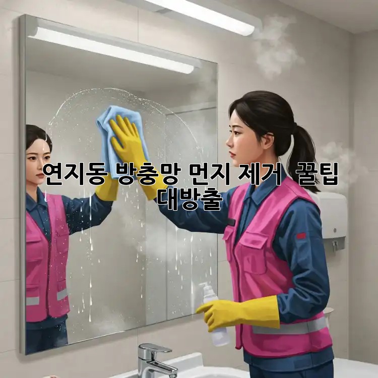 연지동 방충망 먼지 제거 ✨ 꿀팁 대방출! 💨