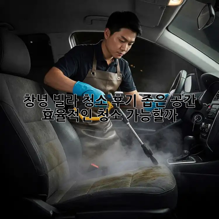 창녕 빌라 청소 후기: 좁은 공간, 효율적인 청소 가능할까?