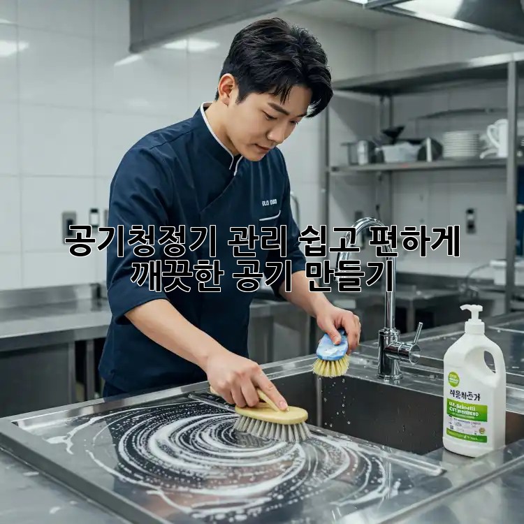 공기청정기 관리: 쉽고 편하게 깨끗한 공기 만들기